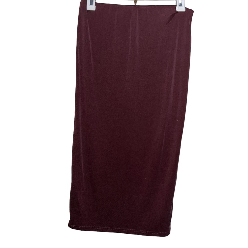 Windsor Burgundy Midi Skirt